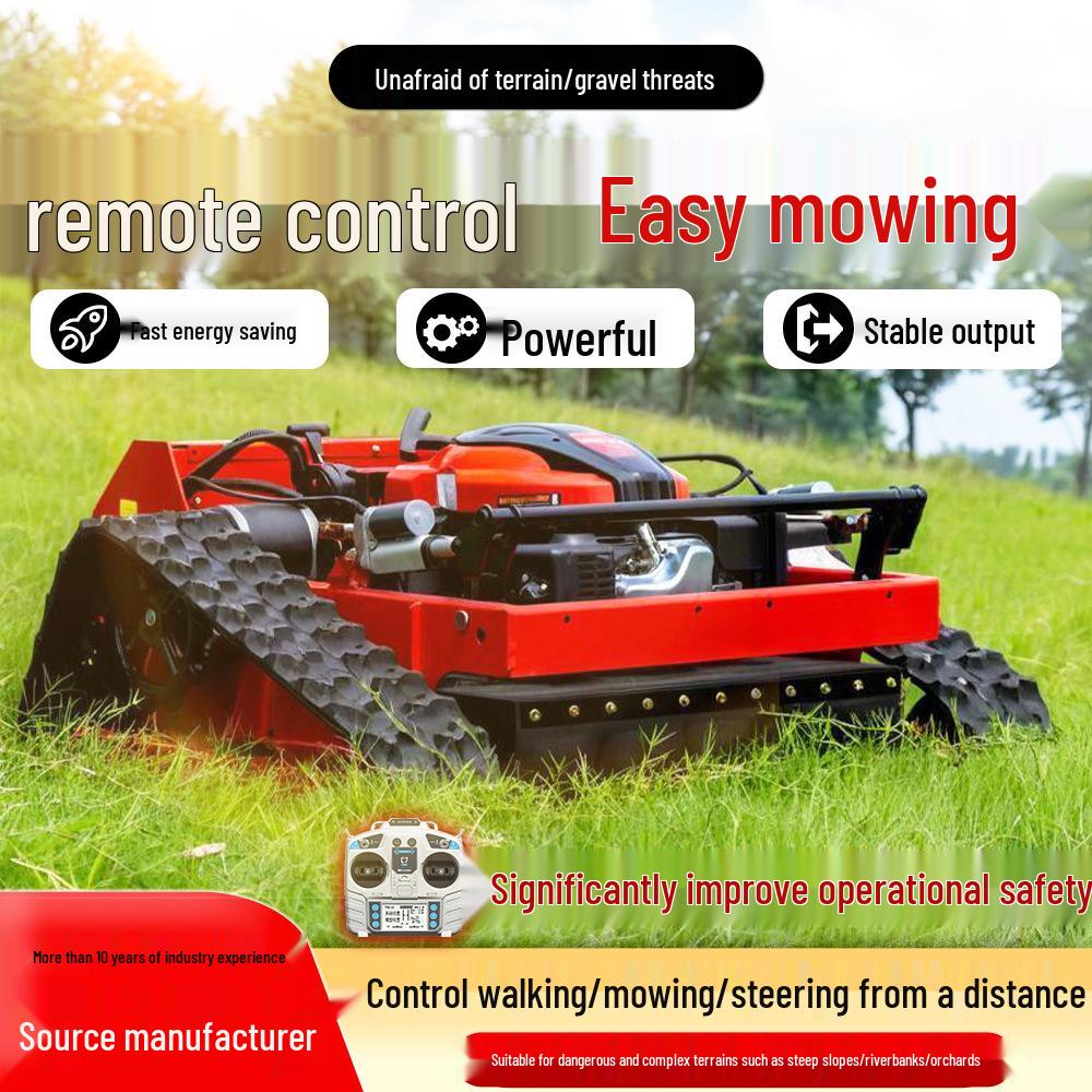 Italian Remote-Controlled Slope Mower for Agricultural Land and Roadside Maintenance