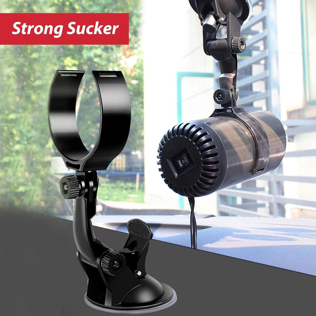 12V Portable Car Heater & Cooling Plugs Into Cigarette Lighter, Defroster for Car Windshield Heating Fast Heating Defrost Defogger with Suction