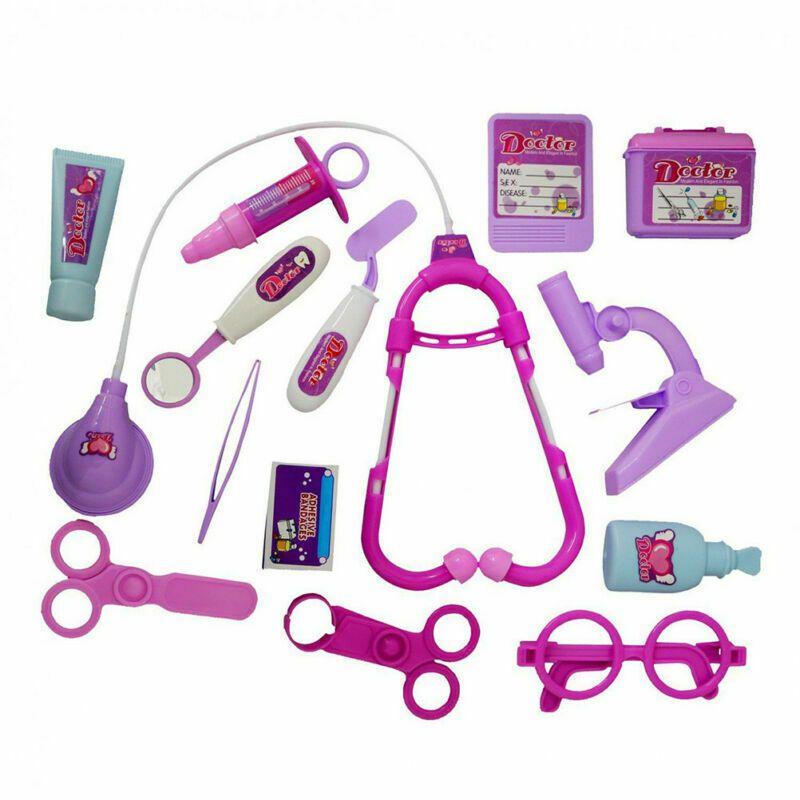 Enchanting Kids Children's Role Play Doctor Nurses Toy Medical Set Kit With Hard Carry Case For Imaginative Play