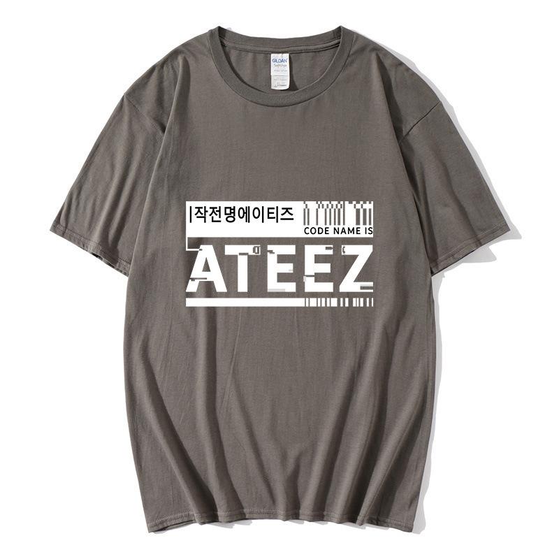 New men's and women's short-sleeved T-shirt ATEEZ trendy fashion casual crew neck, teen T
