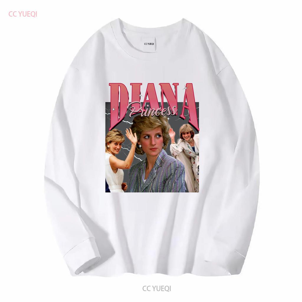 Princess Diana Vintage T Shirt Bootleg Lady Fans Gi Vintage Washed Soft Streetwear Top For Everyday Wear Graphic