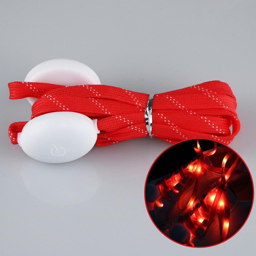 LED Light Up Shoe Laces Glow Shoe Strings Flash Light Shoelaces Running, Dancing, Party Decor