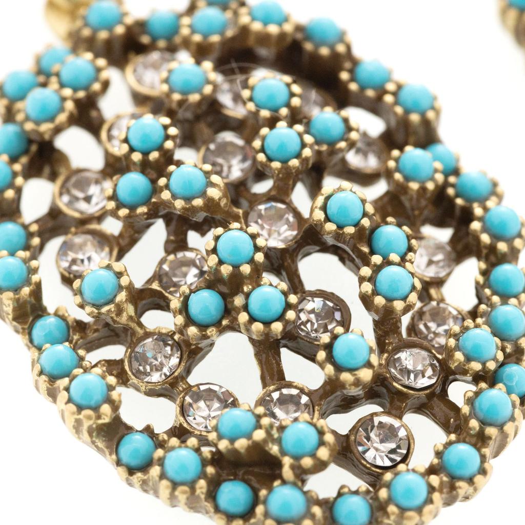 Premium Light Luxury Full Diamond Green Pine Rhinestone Earrings Jewelry Earrings Earrings