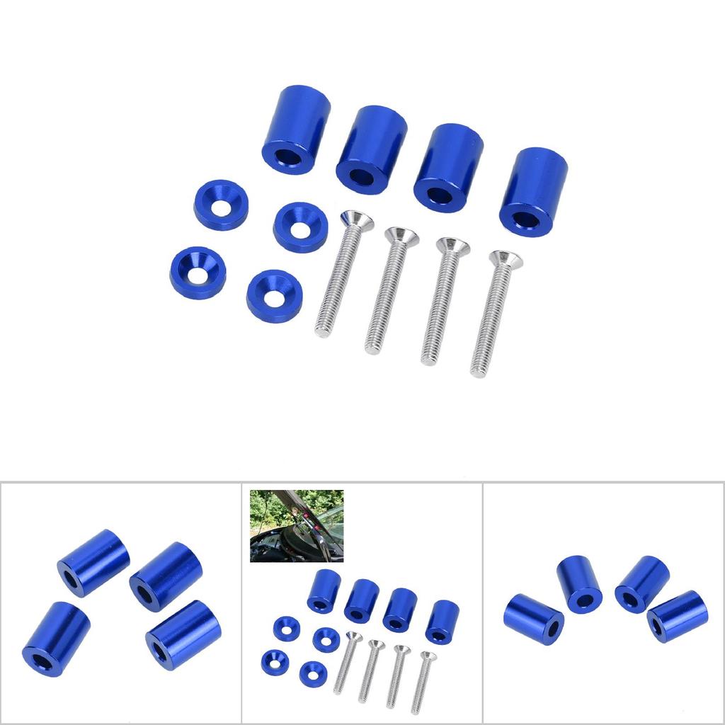 Car Aluminum Alloy Engine Hood Ventilation Spacer Riser Fit for 6mm Motor