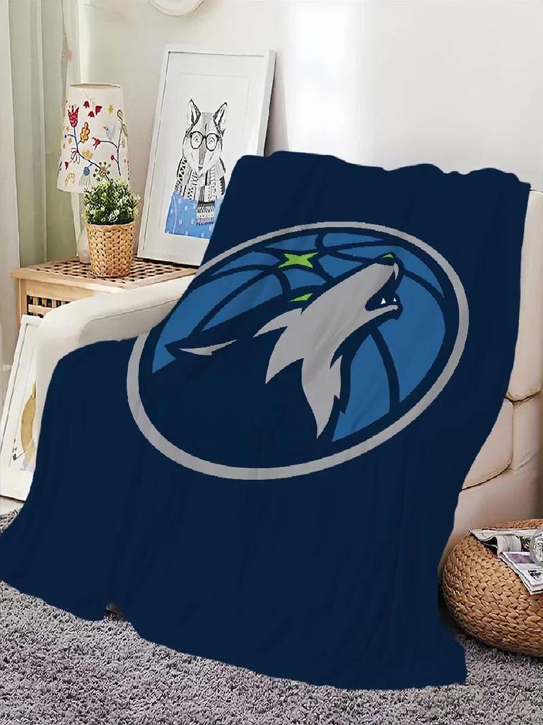 Minnesota Timberwolves Kuscheldecke Weich Gemütlich für Wohnzimmer Schlafzimmer Büro Perfektes Geburtstagsgeschenk für Kinder und Fans