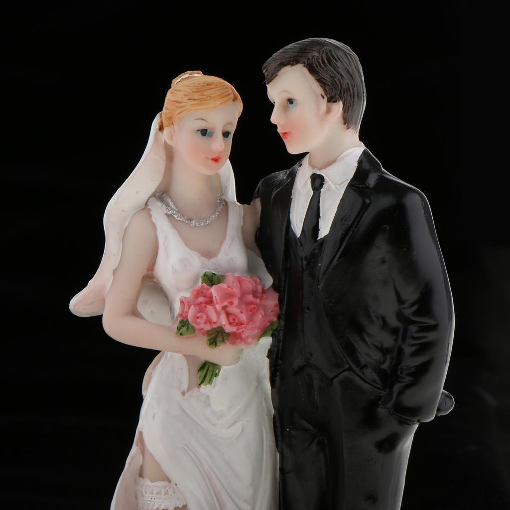 Romantische Hochzeit Harz Bräutigam Braut Paar Figur Tischdekoration