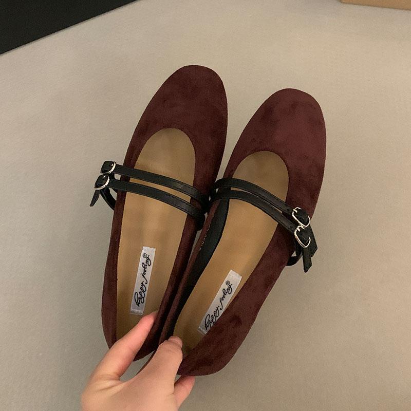 Fashion Fashion Buckle Strap Women Flats Mary Janes Shoes New 2025 Female  Shallow Footwear Mesh Breathable Ladies Flats Shoes