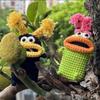 Gift Sausage Mouth Key Bag Knitting Key Case Big Mouth  Key Pendant Hand Woven Wool Key Bag