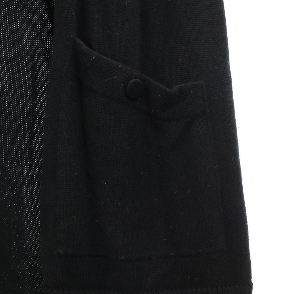 Rene made in Japan Langarm langer Strickcardigan 38 schwarz Damen Gebraucht