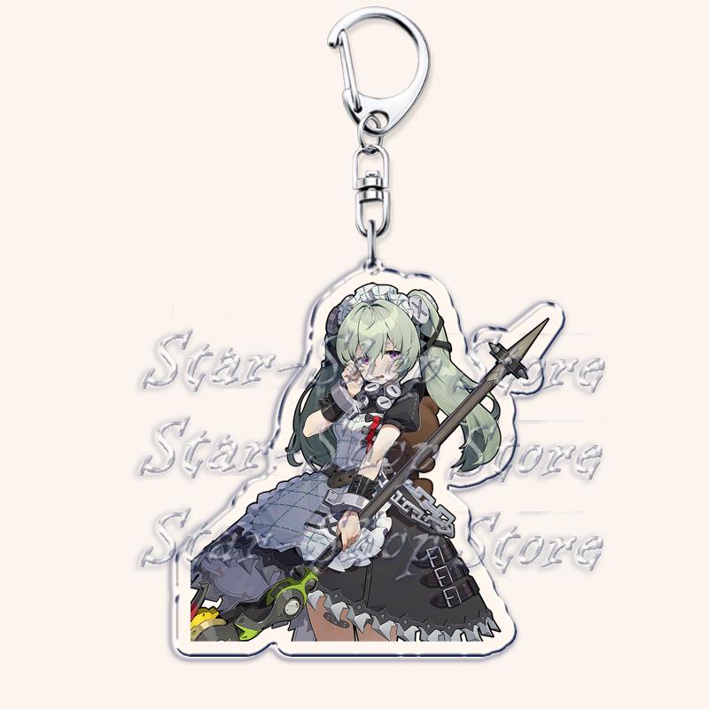 Hot Zenless Zone Zero Keychains for Womens Accessories Bag Ellen Joe Bangboo Miyabi ZZZ Anby Jane Doe Nicole Keyrings Fans Gifts