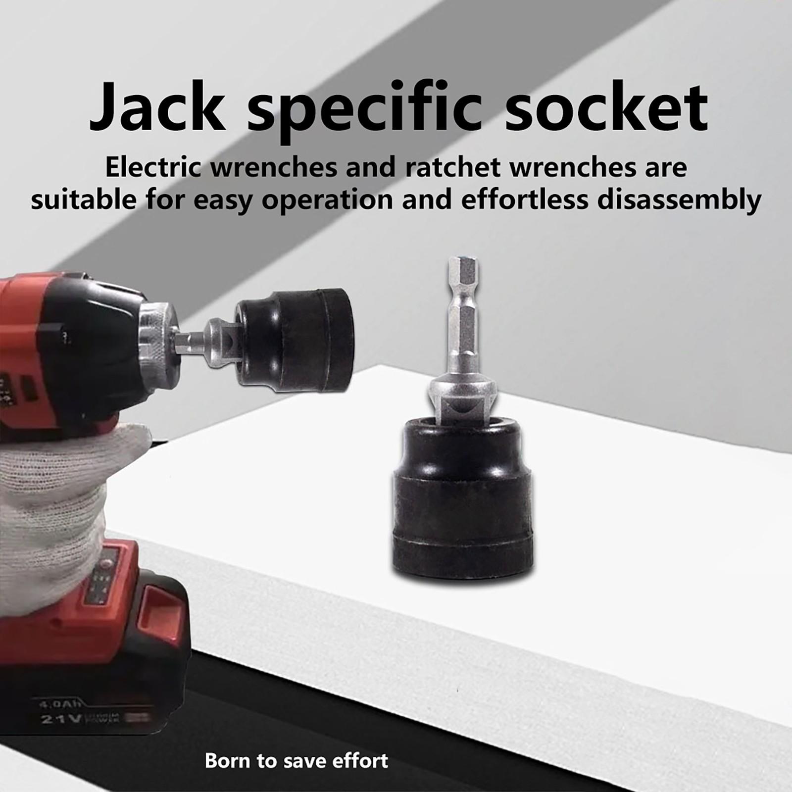 

Домкрат Экономия труда Автомобильный домкрат Гнездо Высокая твердость Электрический домкрат для снятия шин One Size чёрный