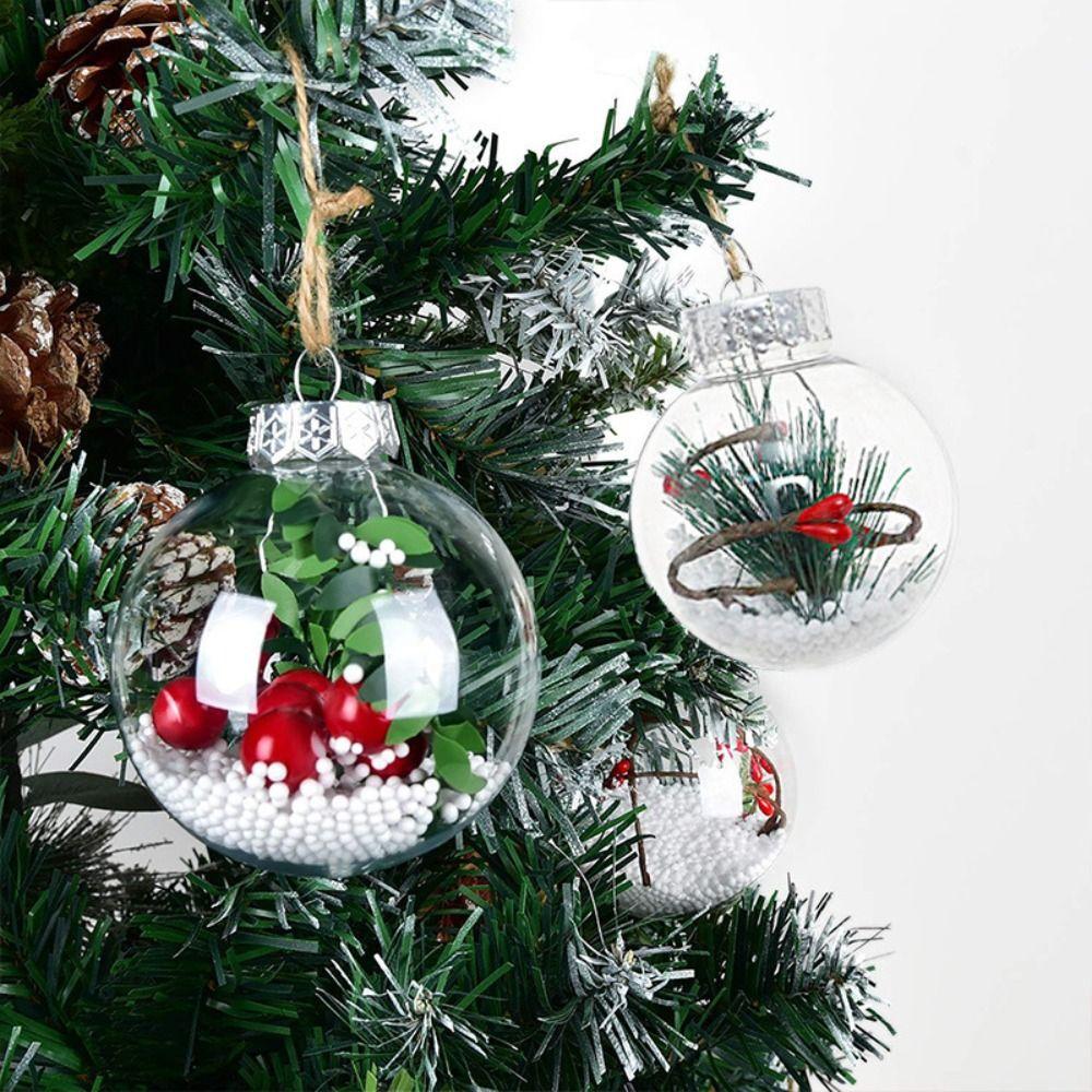 12pcs DIY Christmas Hanging Balls 6cm Merry Christmas Tree Decor  Home Xmas Decor