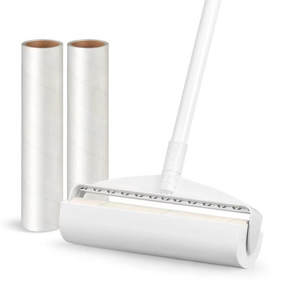 Large Telescopic Rod Lint Roller Tearable Hair Dust Remover Multipurpose Cleaning Rollers Sofa