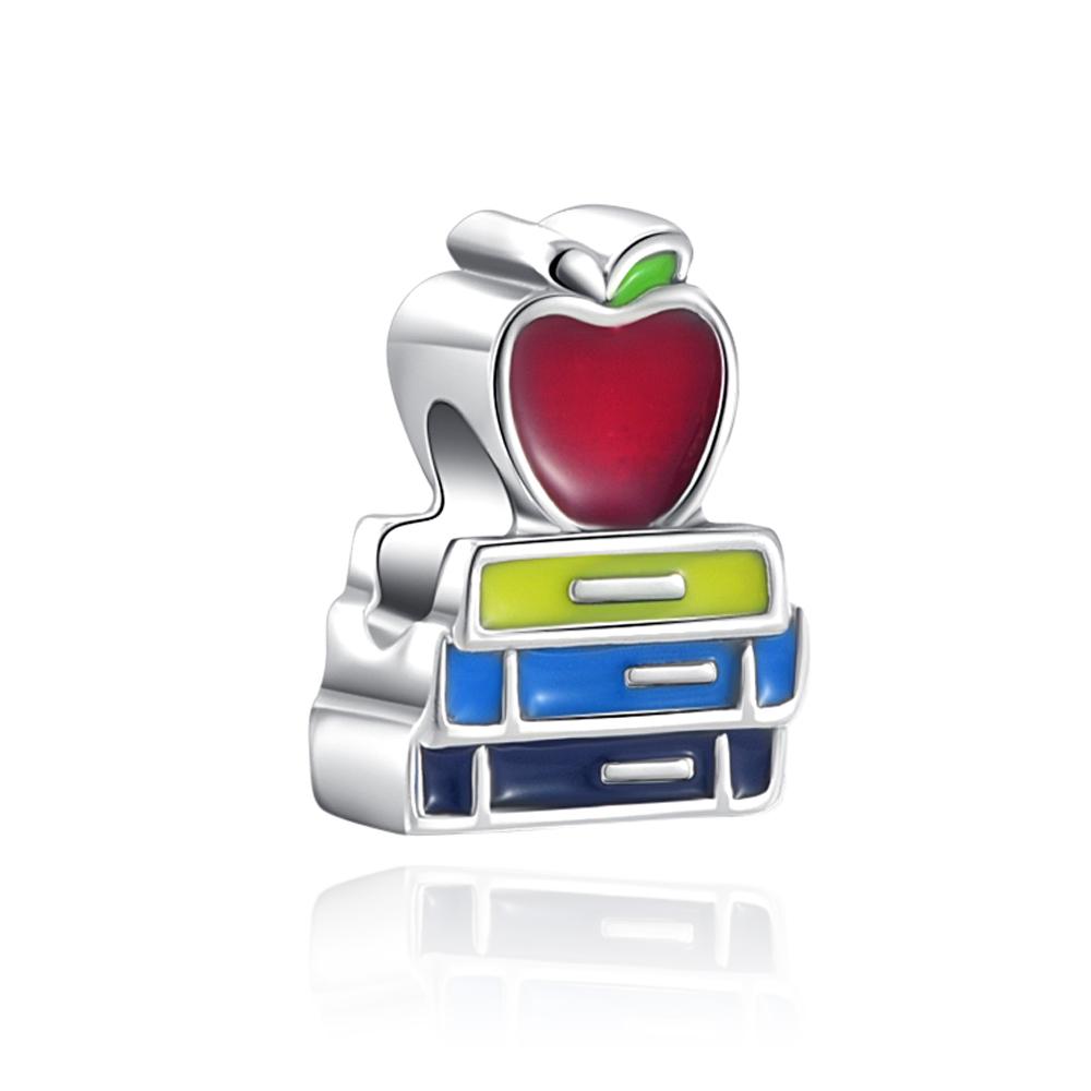 New Copper Robot Radio Biological Mirror Glass Crystal Ball Fine Charm Beads Fit For Original Bracelets Diy Women'S Jewelry