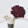 Wedding Artificial Hydrangea Bouquet - White Cloth Single Stem for Home Decor