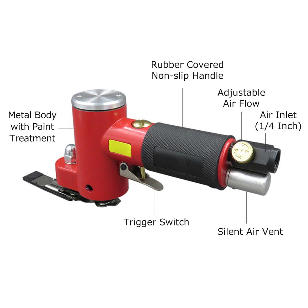 Straight Line Sander with 2 Sanding Pads Random Orbital Pneumatic Sander -operated Handheld Polisher Waxer for Auto Body Work Furniture Wo