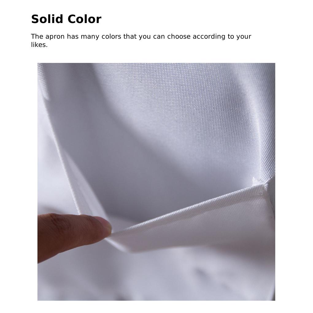 Poliesterowy Fartuch Jednokolorowy Zamiennik Urocza Koronka Kuchnia Restauracja Kawiarnia Kostium Pokojówki Fartuszki Kelnerskie