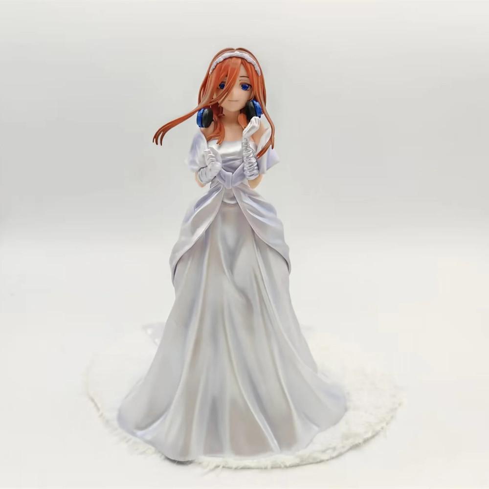 The Quintessential Quintuplets Anime PVC Miku Nakano Nakano Wedding Action Figure Toy Gotoubun No Hanayome Collection Model Doll