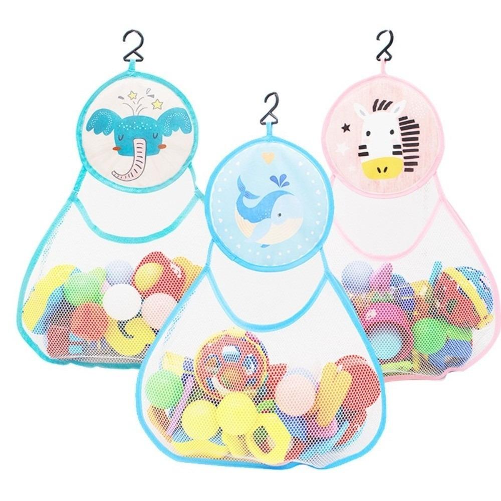 Waterproof Cloth Bathroom Storage Organizer Mesh Hanging Mesh Storage Bag  for Baby Kids