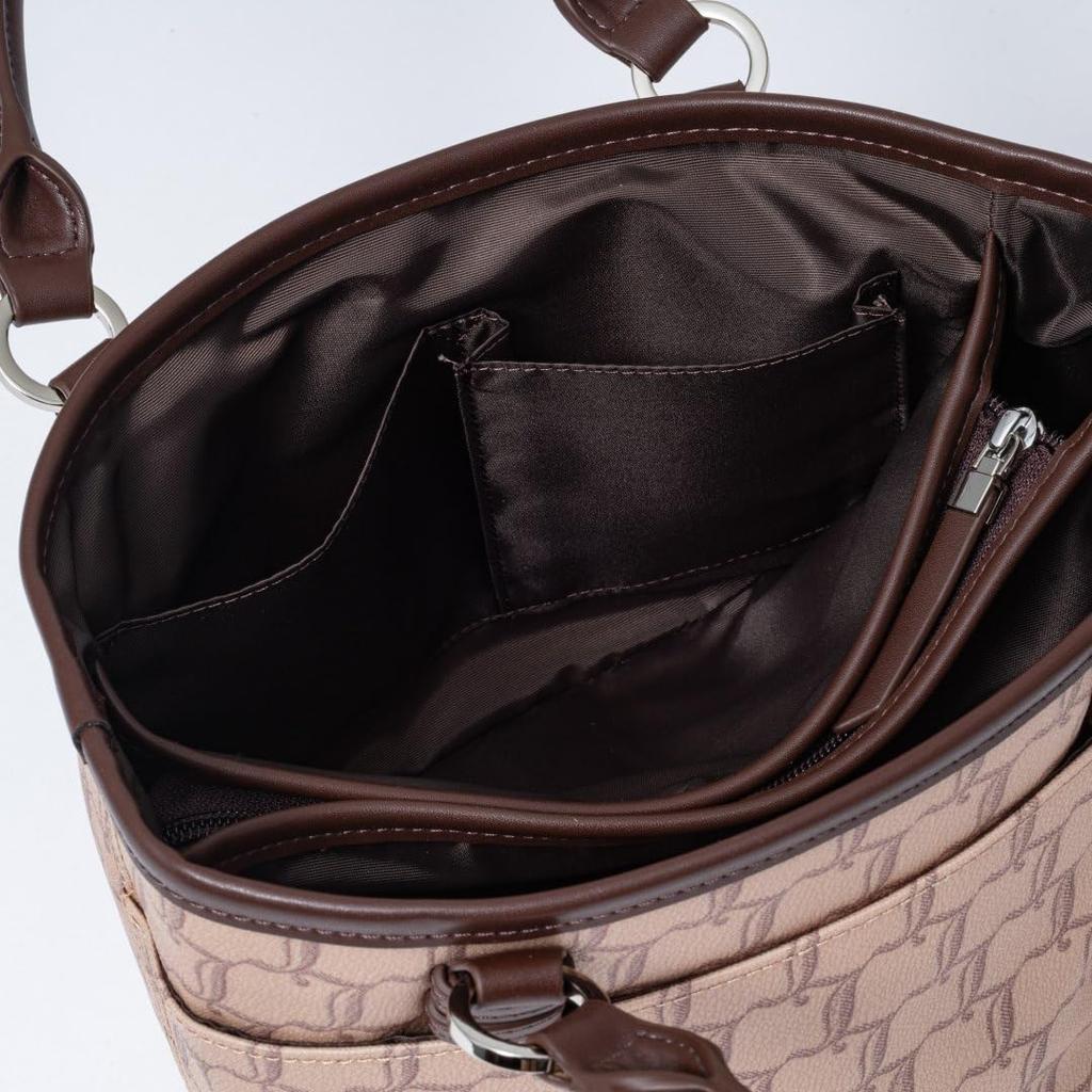 Jill Stuart 2-Way Handbag "Brunch" Brand Logo Daily Casual JSLH5BH2 Chocolate Women's