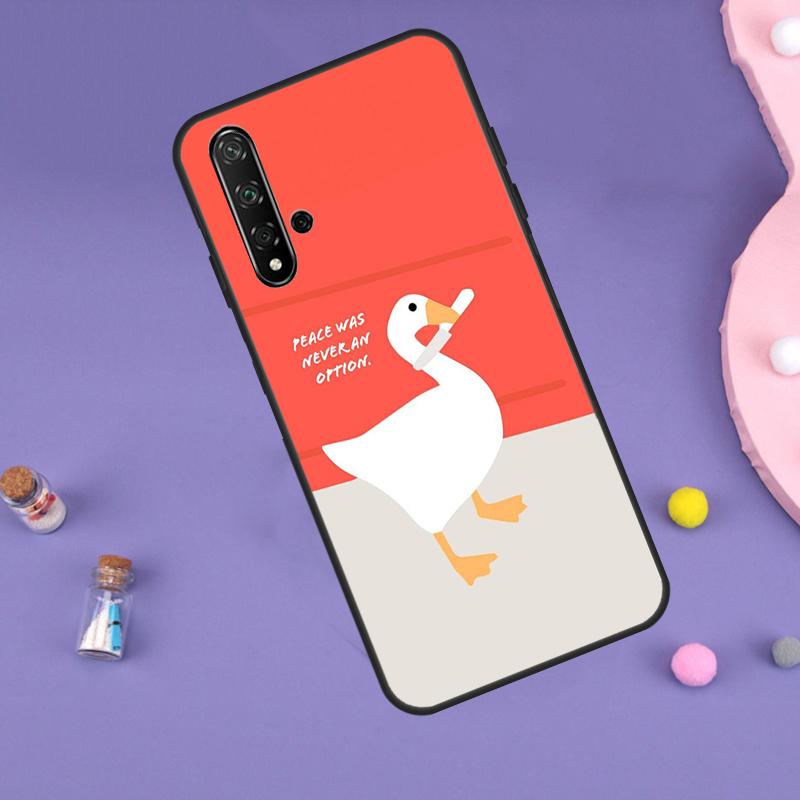 Cartoon Funny Goose For Huawei Nova 5T 9 10 SE 7i 8i 11i 12i Y60 Y61 Y70 Y72 Y73 Y90 Y91 P20 P40 P30 Lite Case