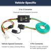MECMO 4-Pin Trailer Wiring Harness 56040 For 2009-2024 Subaru Forester, Outback, Crosstrek, XV, Ascent Towing Hitch Wire Wiring Vehicle-Side 4 Prong