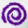 2Meters Black Fluffy Turkey Marabou Feather Boa 18-20g Shawl Wedding Skirt Fringe Trim Feathers On Tape for Clothes Decoration