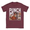 Unisexs TShirt Punch Monkey Cute Awesome Cotton Tees Short Sleeve T Shirts Crewneck Clothes New Arrival