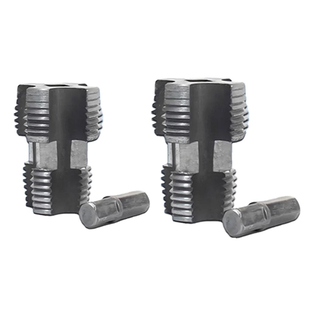 Water Pipe Inner Hole Drill Double Heads Metal Internal Thread Opener PVC Thread Maker Tool Water Pipe Accessories