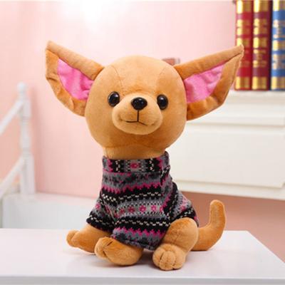 Miaoowa Cute Chihuahua Plush Toy Kids Toy Stuffed Creative Animal Doll Simulation Birthday Gift for Girls Kids