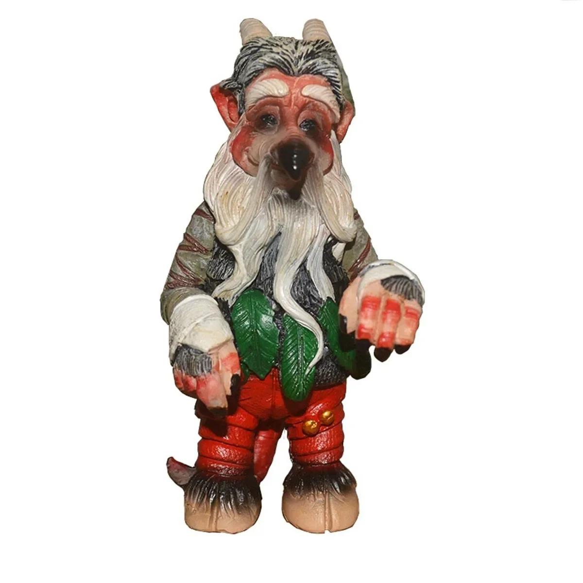 Jauni Dārza Gnomu Skulptūras Rotājumi Noslēpumaina