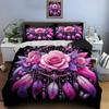Fantasy Dream Catcher Print Bedding Set Duvet Cover 1 Duvet Cover 1/2 Pillowcases Adult and Kids Bedding Set Luxury