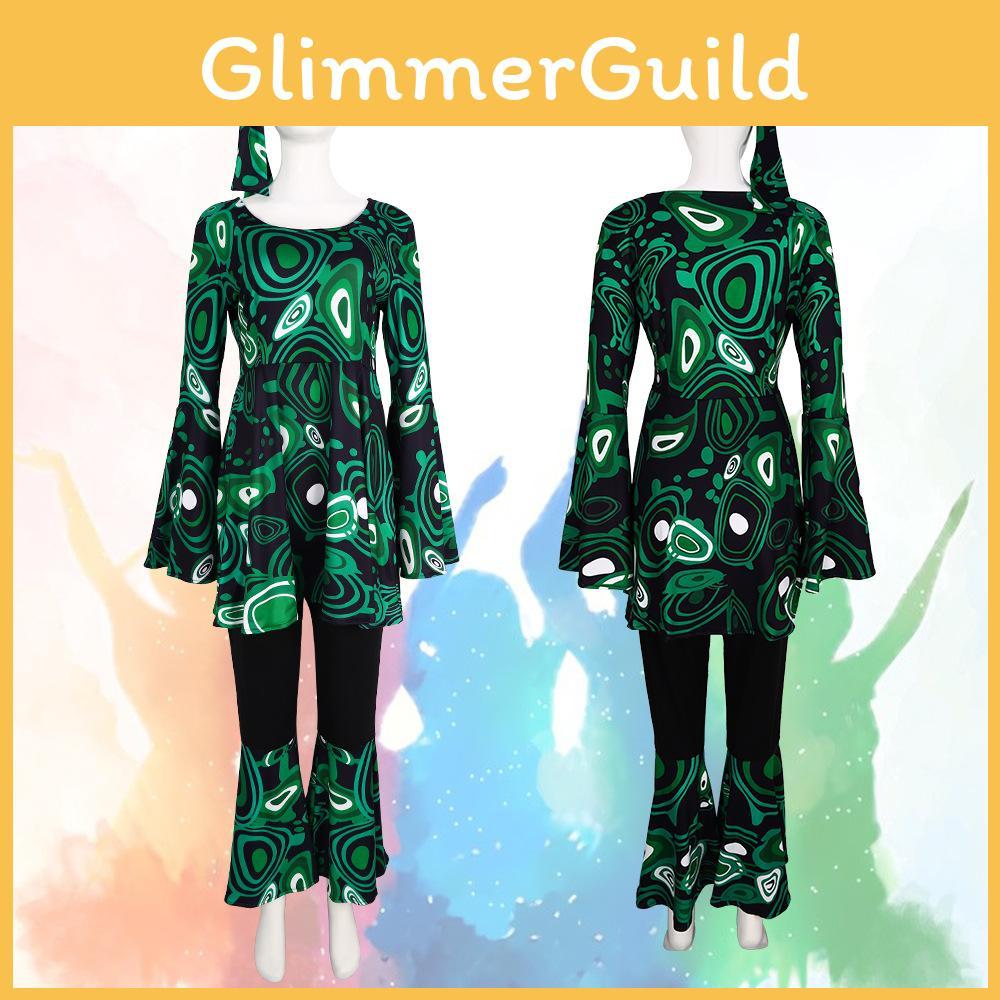 Hippie Cosplay Costume Halloween Polyester Unisex Stage Outfit Clothing Party