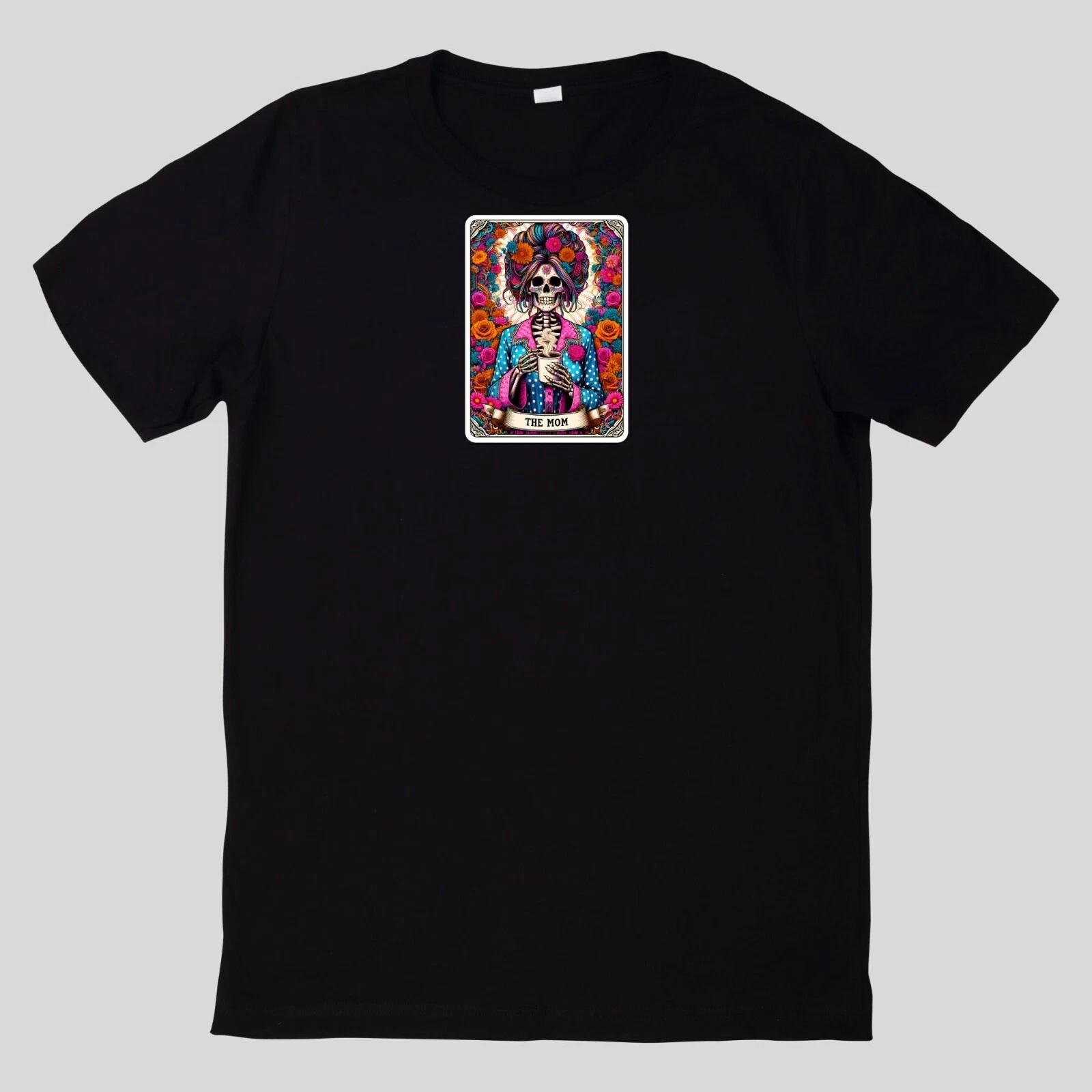 T-Shirt Lustige Skelett Tarot karte Baumwolle Fun Spaß Sprüche Lustig Cartoon S