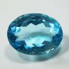 Natural Blue Aquamarine Loose Gemstone 10.25 Ct Oval Shape for Jewelry Making and Gem Collections