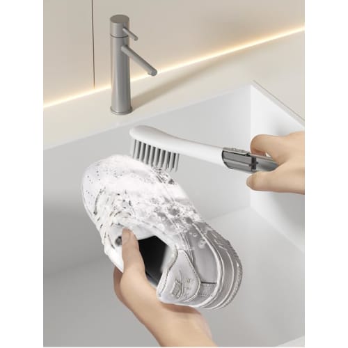 Shoe Brush, Soft PP Mesh, Cleaning Tool for Kitchen, Crevice Cleaning, Antibacterial Handle (Crevice Brush)