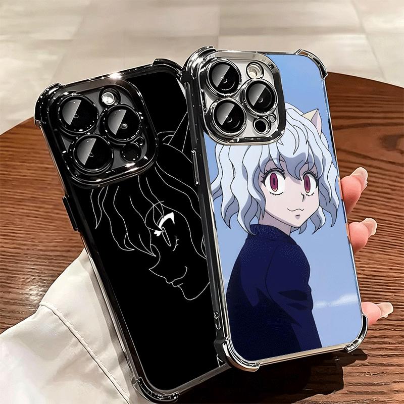 Hunter X-Hunters Pitou Soft Phone Case For iPhone 15 16 17 Air 14 Pro Max 16E Plus 13 12 Mini Plating Anti-Fall Fundas