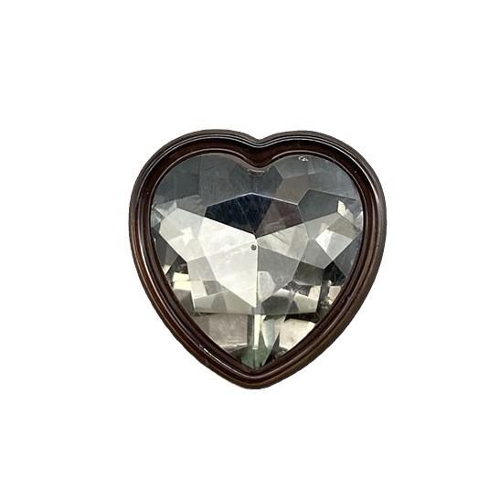 Colorful Mermaid Ji Transparent Diamond Jewelry Simple Flat Bottom Love Bow Hair Accessories Clothing Diy Accessories