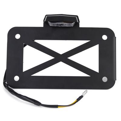 Metal Motorcycle  Retro  Side  License  Plate  Holder Tail Lamp Frame Bracket Modified Parts