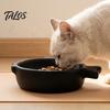 Pet Supplies for Small Cats Fish Shaped Cat Bowl, 3D Printed Slow Feeder Easy Clean Bowl Cute Plastic Food Dish Indoor Kittens