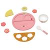 Conjunto de Brinquedos de Cozinha de Faz de Conta Infantil Mini Comida de Simulação Brinquedos de Cozinha Para Meninas Jogo de Montagem de Jantar Fruta Carne Lanche