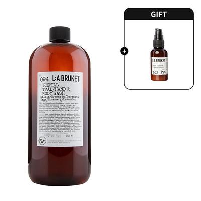 Hand & Body Wash Refill 1000ml (8 Scent Options) + Body Lotion 55ml