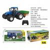 Remote Controlled Tractor Spreader Rubber Wheels Light Sound Blue