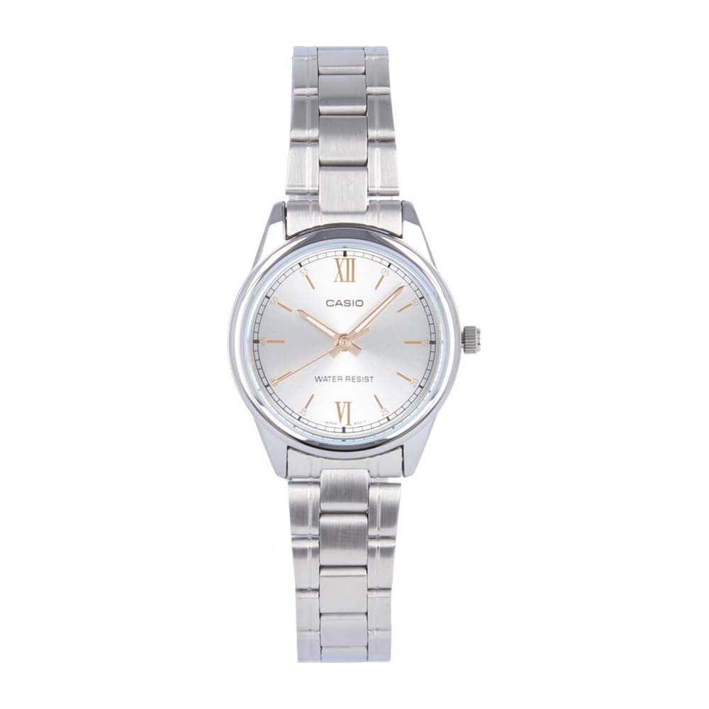 CASIO Casio Cheap Casio Women s Quartz Analog Stainless Steel Metal Silver Watch LTP-V005D-7B2 [Parallel Import]