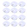 Towel Fabric Massage Headrest Cloths, 12-Piece Set Face Cradle Covers Open Center and Bound Edges for Routine Changing and Cleaning
