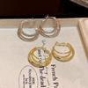 Women's Layered Basic Hoop Earrings (2 Colors)