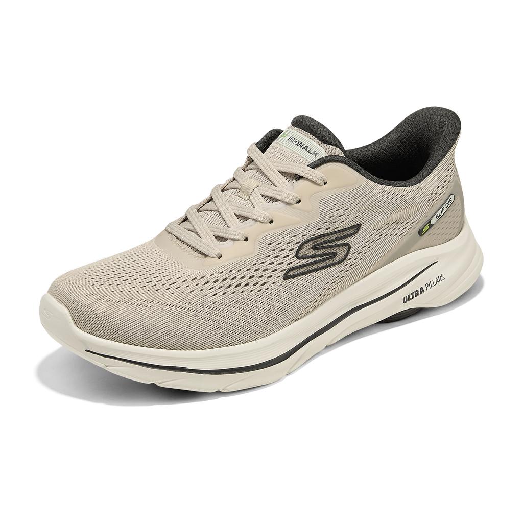 Skechers Edgeride Soft Sole Slip-Ons Versatile Cushioning Sports Fitness Durable Low-Top Casual Shoes Men Sneakers 216797-TPE