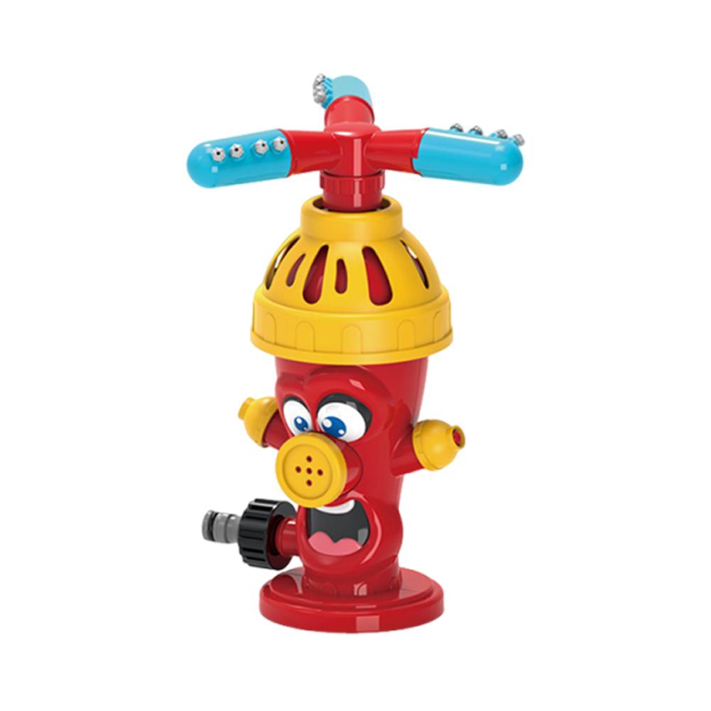 Fire Hydrant/Cactus Water Sprinkler Creative Outdoor Sprinkler Toy Spinning Sprinkler Toy Rotating Sprinkler for Boys Girls