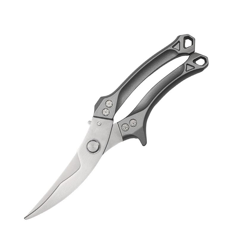 Stainless Steel Multi-functional Kitchen Shears for Meat and Bone Cutting