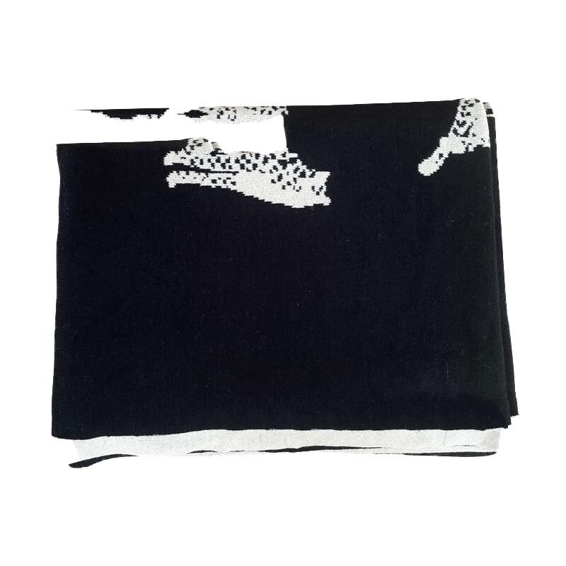 LISM Jacquard Knit Throw Blanket